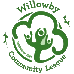 Logo for Willowby community league.